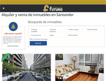 Tablet Screenshot of futuroinmobiliaria.com